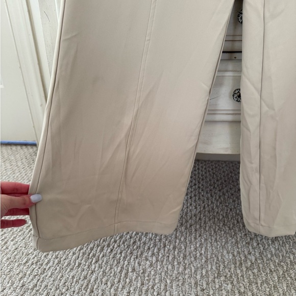 Vici Beige Wide Leg Pants - Picture 3 of 6